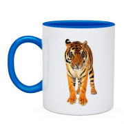 Чашка с удивленным тигром