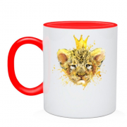 Чашка со львёнком "царь"
