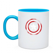 Чашка со щитом "Капитан Америка"