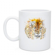 Чашка со стилизованным львом (3)