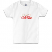 Детская футболка Be My Valentine (Вышивка)