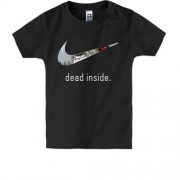 Детская футболка "Dead inside"