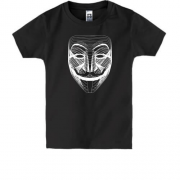 Дитяча футболка "Маска Анонімус Хакер"