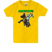 Детская футболка "Minecraft Horse"
