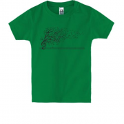 Дитяча футболка "Музыкальное дерево"