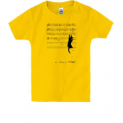 Детская футболка "Озорная кошка"