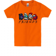 Детская футболка "Спиногриз Among Us friends"