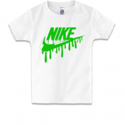 Детская футболка лого "Nike" c потеками