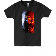 Дитяча футболка з Sub Zero і Скорпіоном з Mortal Kombat