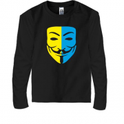 Детская футболка с длинным рукавом Anonymous (Анонимус) UA