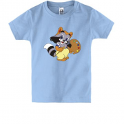 Дитяча футболка з крихтою єнотом