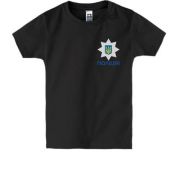 Детская футболка с лого национальной полиции