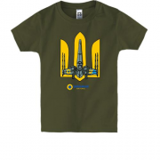 Детская футболка с тризубом "Ukrainian air force"