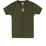 Дитяча футболка з вишитым Тризубом (Вишивка)
