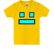 Детская футболка «Geometry Dash Smile»