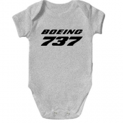 Детское боди Boeing 737 лого
