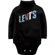 Дитячий боді LSL з розмальованим логотипом Levis