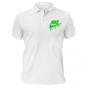 Чоловіча футболка-поло лого "Nike" з потіками