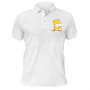 Чоловіча футболка-поло з Бартом Сімпсоном "Ку-ку"