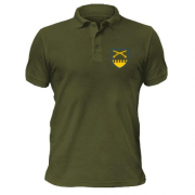 Чоловіча футболка-поло з емблемою 92 бригади ЗСУ