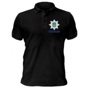 Чоловіча футболка-поло з лого національної поліції