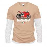 Лонгслів Комбі з мотоциклом "Ducati1299 Panigale"