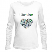 Лонгслив Ukraine - сердце (голограмма)
