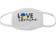 Тканинна маска для обличчя "Love Ukraine"