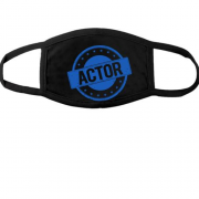 Тканинна маска для обличчя для актора з печаткою "ACTOR"