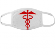 Тканинна маска для обличчя з гербом медицини (2)