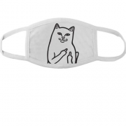 Тканинна маска для обличчя з милим котиком :)