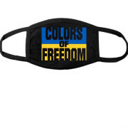 Тканинна маска для обличчя з принтом COLORS OF FREEDOM