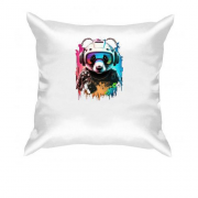 Подушка "Техно панда"