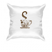 Подушка з чашкою кави "kafe"