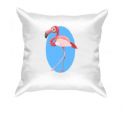 Подушка с фламинго