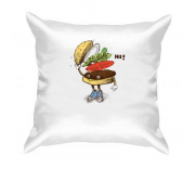 Подушка з гамбургером "HI"