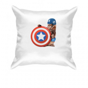 Подушка з котом - Капітан Америка