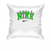 Подушка з лого Nike в полум'ї