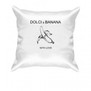 Подушка с логотипом Dolci Banana