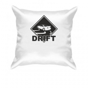 Подушка з написом "Дрифт"