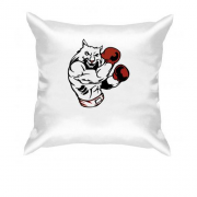 Подушка з тигром-боксером