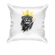 Подушка со львом в короне