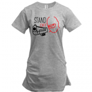 Подовжена футболка Standoff контурний силует
