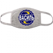 Тканинна маска для обличчя з ім'ям Василь в колі