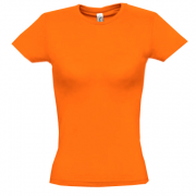 Жіноча помаранчева футболка "ALLAZY"