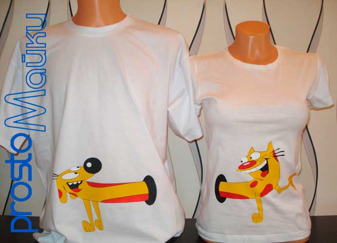 Парні футболки КітПес